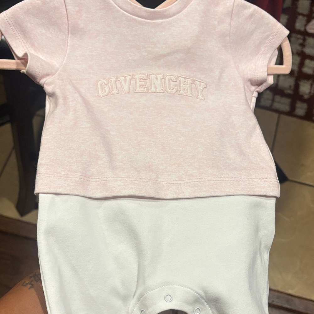 Givenchy Baby Pink and White Outfit